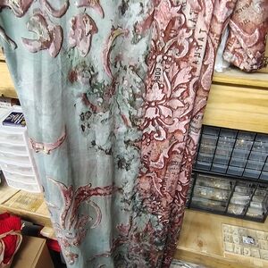 Floral Patterned Dress in Pink and Green